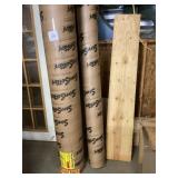 Four Empty Tubes and Plywood Pieces