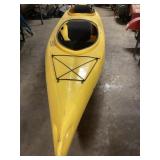 13-Foot Yellow Kiwi Kayak With Dolly