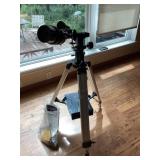 Telescope on Adjustable Tripod Stand