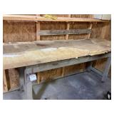 Wooden Workbench With Removable Top