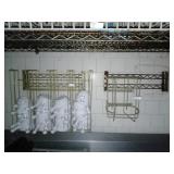(2)rack holders & 42 bowls (2)rack holders & 42 bowls