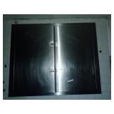 Stainless Steel hide away cabinet Stainless Steel hide away cabinet