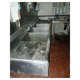 3 PART SINK - STAINLESS STEEL