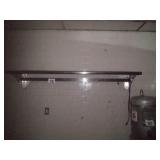 (2) SHELVES & (1) wall STAINLESS STEEL