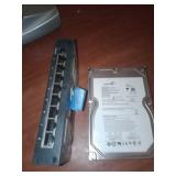 1- 500Gbyte hard drive & 1-linksys 1- 500Gbyte hard drive & 1-linksys