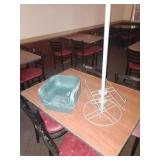 Booster chair & Rack Booster chair & Rack