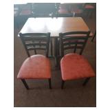 Table & 4 Metal Chairs