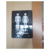 Restroom sighns Restroom sighns