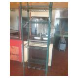 Shelving metal 6 foot tall x6 wide 4 shelves Shelving metal 6 foot tall x6 wide 4 shelves
