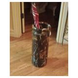 Black marble umbrella stand