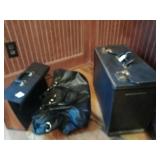 File lock case black file case and a black duffel