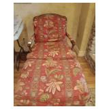 Wesley Hall chair and footstool Wesley Hall chair and footstool
