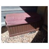 Outdoor wood storage box Outdoor wood storage box