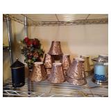 Small Lampshades with Leaf print (9), small lamp Small Lampshades with Leaf print (9), small lamp