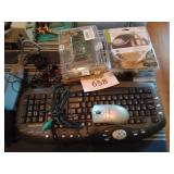 eMachines keyboard with mouse, computer speakers,