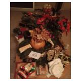 Variety of Christmas decorations Variety of Christmas decorations