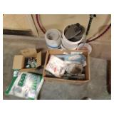 T-shirt rags water hose connections paint rollers T-shirt rags water hose connections paint rollers