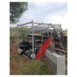 8' x 8' x 8' metal rack