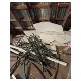 Lot of insulated tiling and pipe shielding