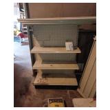 Metal shelving rack