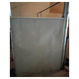 Set of 3 carpeted wall dividers