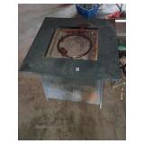 Gas powered fire pit