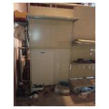 Metal shelving rack