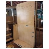 Metal shelving rack