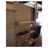 Metal shelving rack