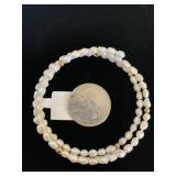 Pearl Bracelet w/14 K Accents