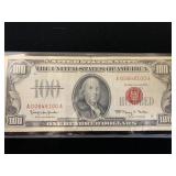 1966 $100 Red Seal Note
