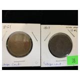 (2) Large Cents
