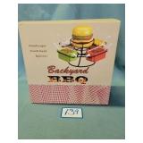 Backyard BBQ Hamburger Condiment Spinner (NIB)