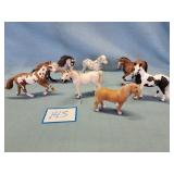 (7) Assorted Schleich Horses