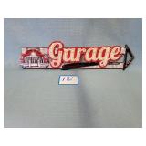 Embossed GARAGE Metal Sign
