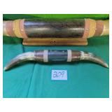 (2) Mounted Steer Horns