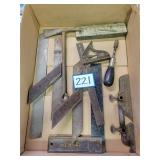 Collection of Wood  Working Tools and Pencil Box