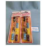 1983 Tootsie Toy Die-Cast Metal Cars in