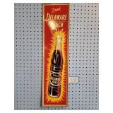 Drink DELAWARE PUNCH Embossed Sign