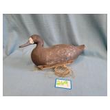 Vintage Wooden Duck Decoy