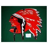 Indian MOTORCYCLE Embossed Sign