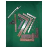 Vintage Squares and Measuring Tools