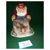 Ceramic Santa Clauses