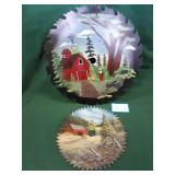 2 Painted Circular Saws