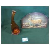Tennessee Whiskey Jar w/Deer sign