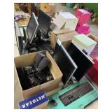 Large Assortment of Dell Computer Monitors,