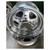 (2) Ford 5 Lug 14" Chrome Rims