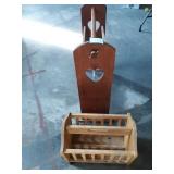 Blanket Holder and Magazine Rack