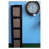 Sterling and Noble Clock w/48" Hanging Photo Stand