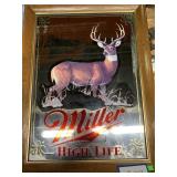 Miller High Life Deer Mirror